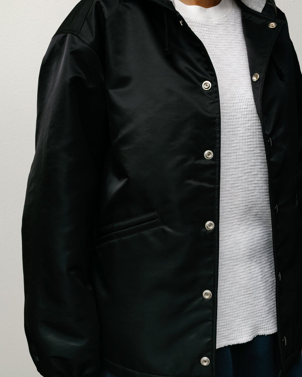HOODED COACHES JACKET